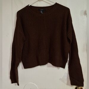 Forever 21 Dark Brown Knit Sweater